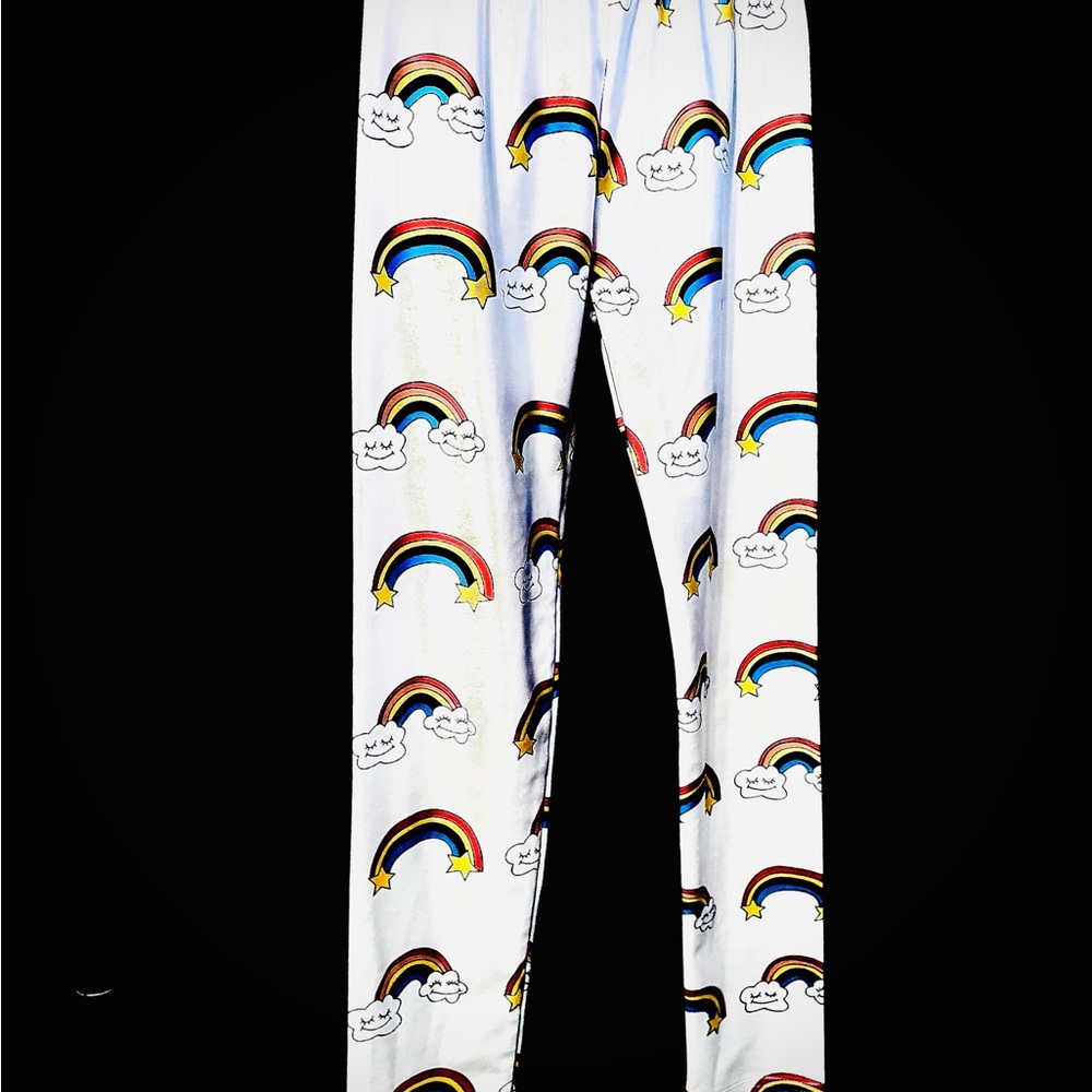 Lola + The Boys Rainbow Cloud Leggings